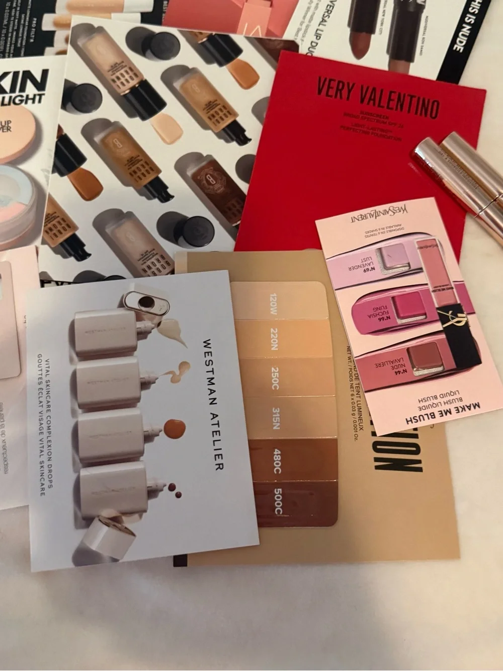 Lot of 19 Makeup Foundation Sample Size Anastasia Brow Gel x2 Sephora Fenty New
